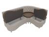 Диван угловой Лига диванов Вегас 105186 Коричневый Правый фото 5
