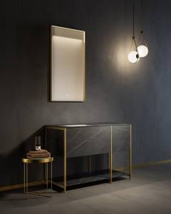 Тумба с раковиной AltroBagno Forlì 1200 Черный