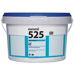 Универсальный клей для ковровых и ПВХ покрытий Forbo Eurocol 525 Eurosafe Basic (13 кг)