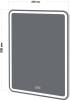 Зеркало BelBagno SPC-MAR-600-800-LED-TCH-PHONE с bluetooth, микрофоном и динамиками фото 6