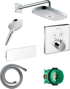 Душевой комплект Hansgrohe Raindance Select E 300 27385400+26530400+28272000+26456400+15738400+1800180