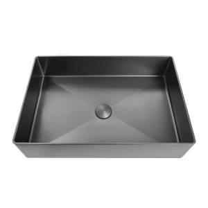 Раковина AltroBagno Астро (Astro) 001018 MtGr оружейная сталь, 51.4x36.5