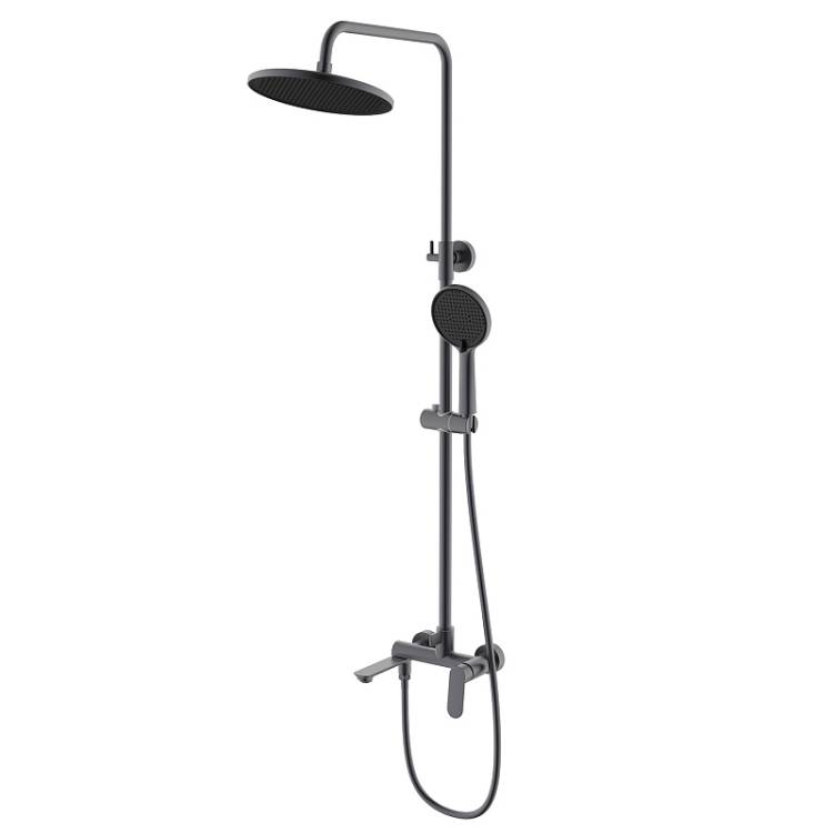 Душевая стойка Azario Alanti AZ-K2332GR серый графит