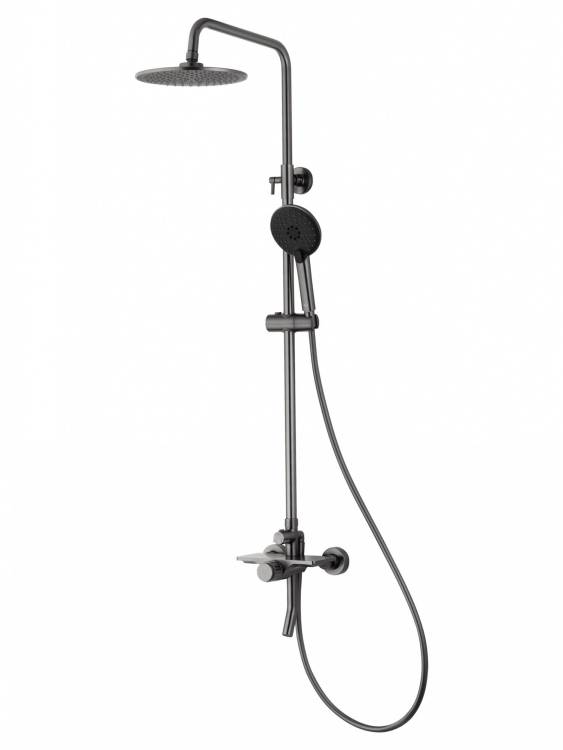 Душевая стойка Wonzon & Woghand WW-N3S962-BGG темный графит