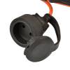 Удлинитель Uniel UG /UCK-1N/2x0,75/20M/F IP44 Orange фото 3