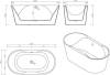 Акриловая ванна BelBagno BB200-1500-750 150x75 фото 6