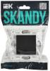 Выключатель 1-клавишный IEK Skandy SK-V17-0-10-K02 черный фото 7