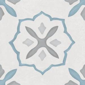 Керамогранит Harmony Sirocco Blue Cross 9 mm R10 22.3x22.3