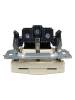 Розетка 1-местная с заземлением, шторками и крышкой IEK Brite BR-R16-16-K10 бежевый фото 3