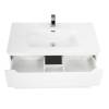 Тумба с раковиной Belbagno Etna H-60 ETNA-H60-700-2C-SO-BL-P 70x45x60 Bianco Lucido подвесная с двумя выкатными ящиками, с доводчиками фото 2