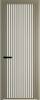 Межкомнатная дверь Profil Doors 3 AGP цвет профиля Шампань, стекло безопасное 6 мм мору белый 600x2000
