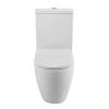 Унитаз-компакт BelBagno Amanda BB051CPR/BB051T/BB076SC безободковый, с сиденьем микролифт, белый фото 6