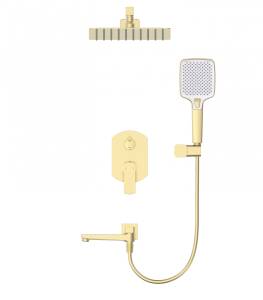 Душевая система Wonzon & Woghand Forza WW-939031-BG брашированное золото