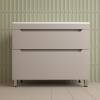 Тумба с раковиной Style Line Остин напольная, крем, раковина серый шелк, 82x100x45