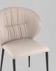 Стул Stool Group Deia DC1151 S301-42 bl.l светло-серый черные ножки, экокожа фото 8