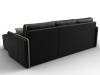 Диван угловой Лига Диванов Лига-078 130984 Черный фото 5