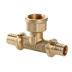 Тройник VALTEC надвижной универсальный с переходом на вн.р. 20(2,8) х 3/4 х 20(2,8)