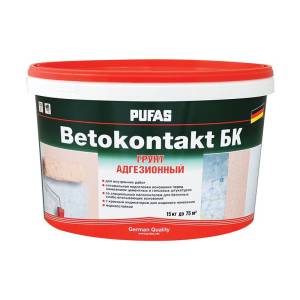 Грунтовка Pufas Бетоконтакт БК для внутренних работ (15 кг)