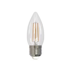 Лампа светодиодная филаментная Uniel LED-C35-9W/4000K/E27/CL PLS02WH