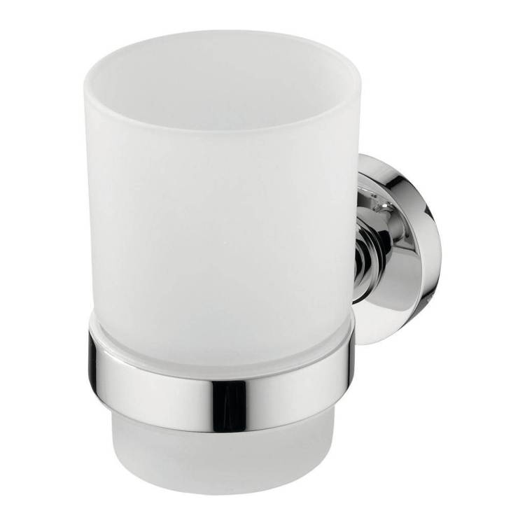 Стакан Ideal Standard Iom A9120AA chrome / matt glass (хром / матовое стекло)