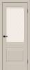 Межкомнатная дверь Bravo Прима-3 полотно Cream Silk, стекло White Сrystal 900x2000