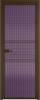 Межкомнатная дверь Profil Doors 2 AX цвет профиля Деорэ, стекло безопасное 6 мм мору фиолетовое 600x2000
