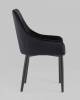 Кресло Stool Group Диана MC101-2 KD HLR-66 велюр черный фото 3