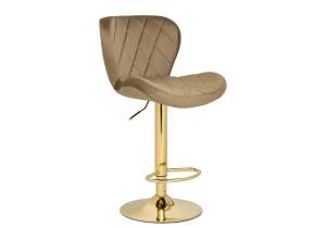 Стул барный Woodville Porch 15505 dark beige, golden