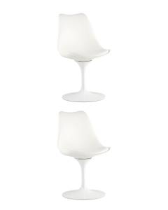 Набор из 2 стульев Stool Group Tulip Y1585 white X2 белый