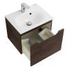 Тумба под раковину Belbagno Etna ETNA-500-1C-SO-RW-P 49.6x39.2x40 Rovere Moro подвесная с одним выкатным ящиком фото 5