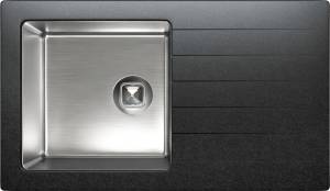 Кухонная мойка Tolero Twist 944107 TTS-860 Уголь, 86x50