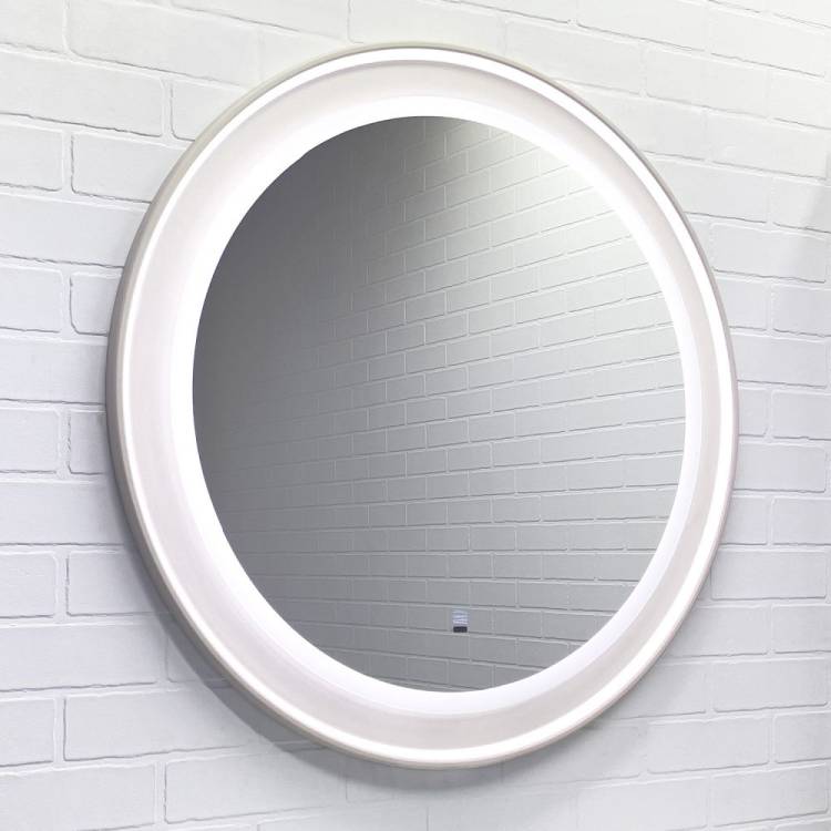 Зеркало Comforty Ереван-60 00-00014250 с подсветкой, бесконтактный сенсор, серый шелк