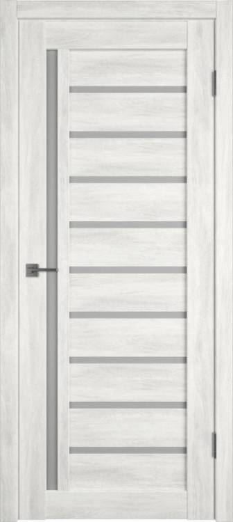 Межкомнатная дверь Владимирская Фабрика Дверей Atum 11 Nord Vellum стекло White Cloud 800x2000