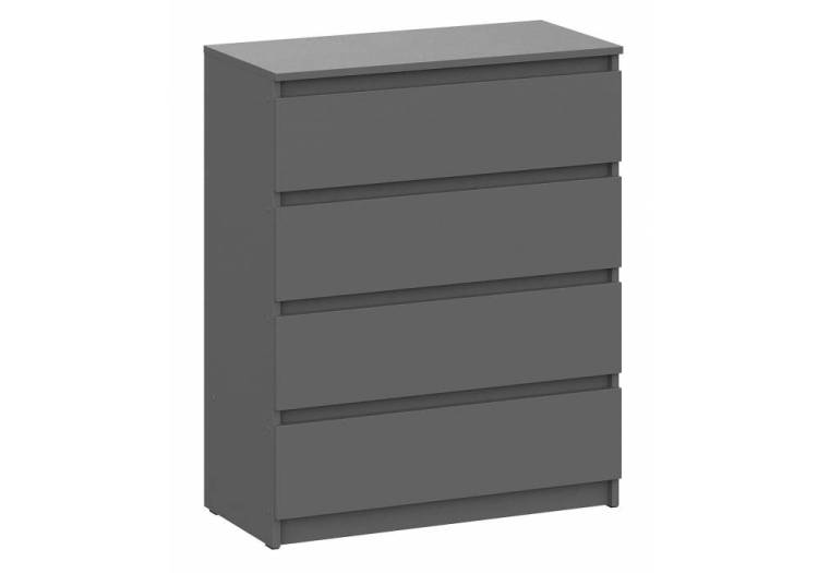 Комод Woodville Сибити 582750 графит серый 4 ящика