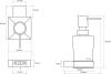 Дозатор Bemeta Nero 135009040 фото 2