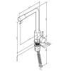 Смеситель для кухни Am.Pm X-Joy S F85B05000 хром, с L-изливом фото 11
