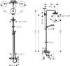 Душевая стойка Hansgrohe Croma Select S 180 2 jet 27351400 фото 2