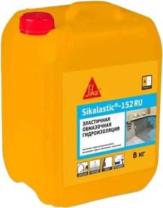Смесь для обмазочной гидроизоляции Sika Sikalastic 152 компонент А 8 кг