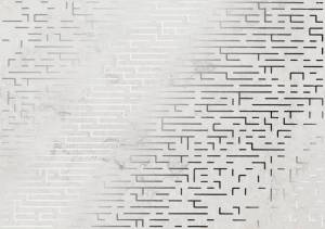 Декор Axima Риоса D1 Серая 28x40