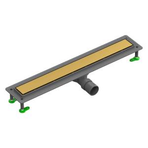 Душевой лоток Ctesi Flow Line Gold BK4024530/1 золотой, 60 см.