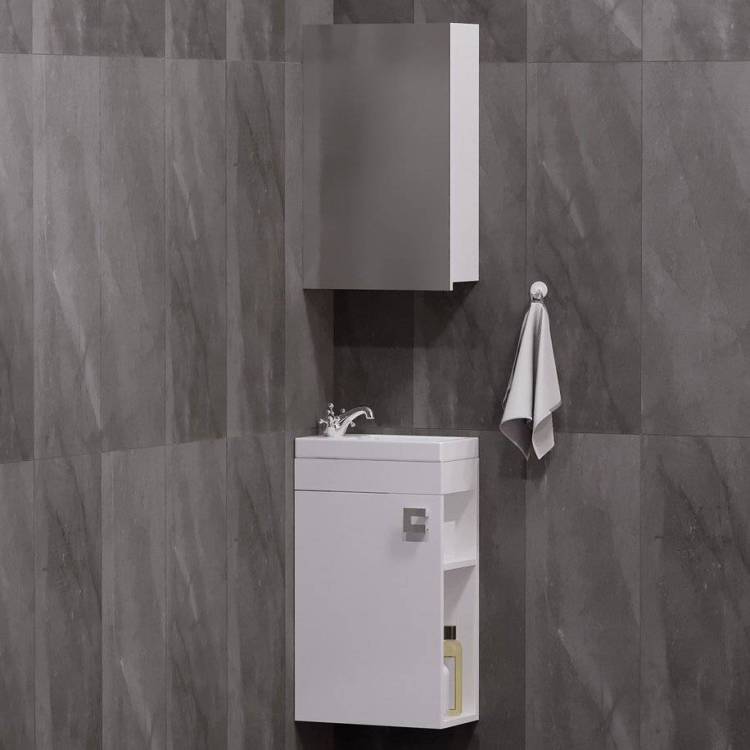 Мебель для ванной Corozo Комо 40, подвесная, белая