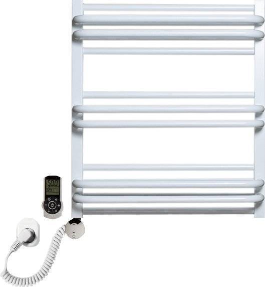 Полотенцесушитель электрический Luxrad Regular G Plus 064086 60х53 L, белый, терморегулятор selmo smart programm с пультом