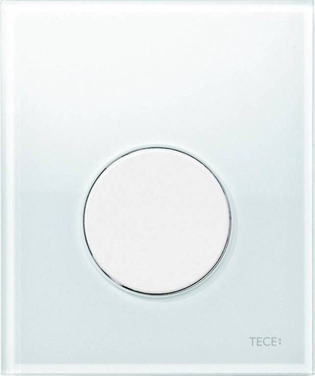 Кнопка смыва TECE Loop Urinal 9242650 белое стекло