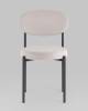 Набор из 4 стульев Stool Group Бриф SN AV 477-C81-7016-K X4 светло-серый каркас антрацитовый муар, велюр фото 3