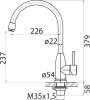 Смеситель для кухни BelBagno BB-LAM09B-IN фото 2