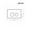 Кнопка смыва Maretti Maretti Elena AC12EA-560 черный фото 5