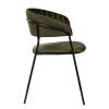 Стул Bradex Home Turin FR 0765 зеленый с черными ножками фото 4