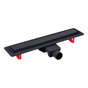 Душевой лоток Berges Optim Line Black 800 095508 матовый черный, 80 см