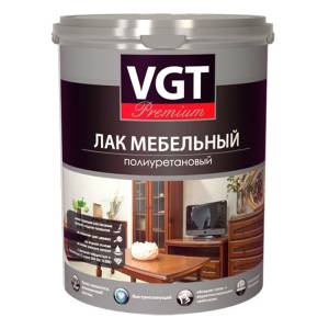 Лак мебельный полиуретановый VGT Premium матовый 0.9 л