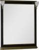 Зеркало Aquanet Валенса 90 черный краколет, золото, с полкой фото 2
